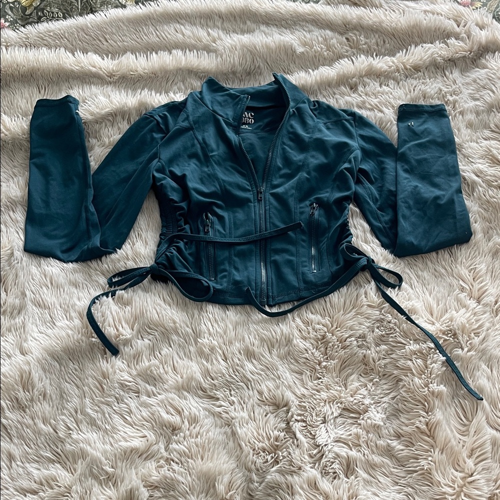 Scuba style jacket from Pac1980 in dark teal